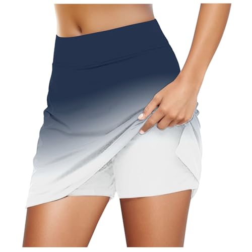 Midirock Damen Herbst Kleidung Chiffon Kleid Außergewöhnliche Elegante...