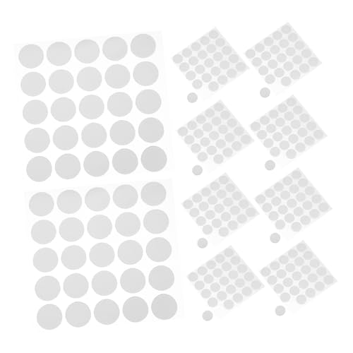 Cabilock 500 Piezas Adhesivos Nano Transparentes Doble Cara Puntos Adhesivos Invisibles para Manualidades Colgar Cuadros y Reparaciones Compatibles