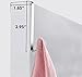 MISSLO 4 Pack Metal Over The Door Hook for Hanging Towels Rack Heavy Duty Door Hanger Organizer for Hang Clothes Coats in Bathroom Bedroom