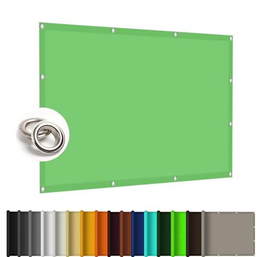 Toile soleil bache filet d'ombrage extérieur résistant vert 2x5.5m - 2