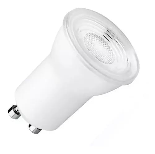Kit 5 Lâmpadas Led Mini Dicroica 3,5w 3000k + Soquete GU10