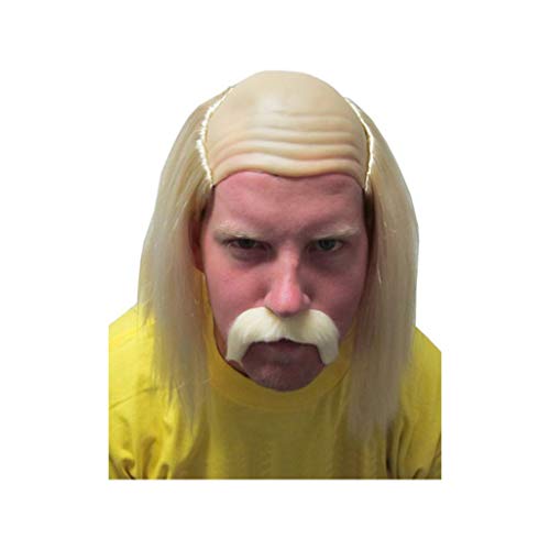 Costume Agent Adult Unisex Hogan Hulkamania Pro Wrestler Manic Halloween Wig