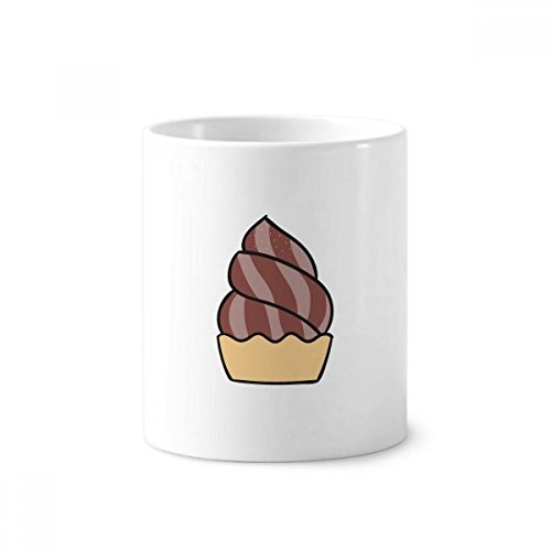 Tasse en céramique blanche pour éliminer le désordre sur le lavabo motif crème glacée