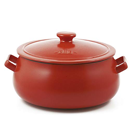 La Caja de Regalo de Porcelana Sapori Cacerola, Rojo, 6,8 l