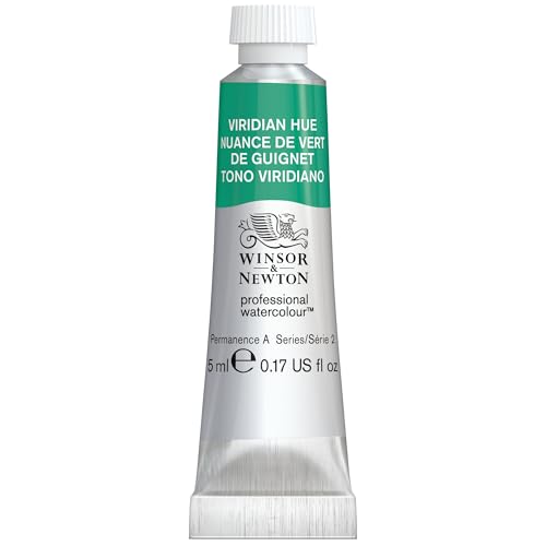 Image of Winsor and Newton Professional Watercolour, Revival Collection, 5ml (0.17-oz) Tube, Viridian Hue