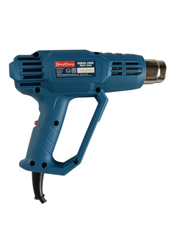 Image of DongCheng Heat Gun DQB05-2000, 2000W High Power, Dual Heating Coil, 3-Gear Temperature & Air Flow Adjustment