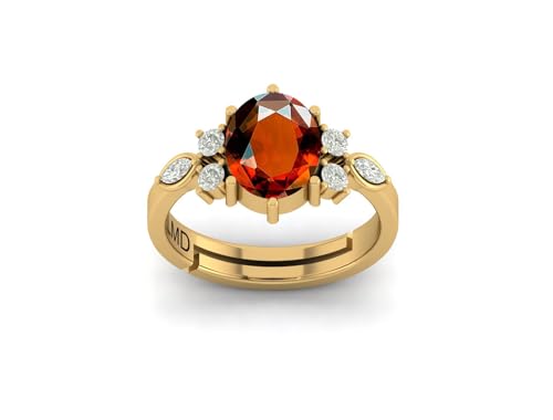 Image of LMDPRAJAPATIS 7.25 Ratti /6.25Carat Natural Certified Panchdhatu Gemstone Gold Plated Adjustable Ring For Men And Women