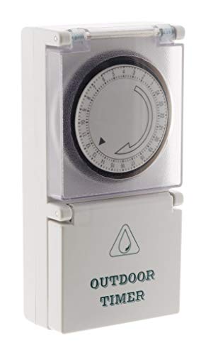 Otio - Programmateur mécanique journalier de Jardin - Blanc