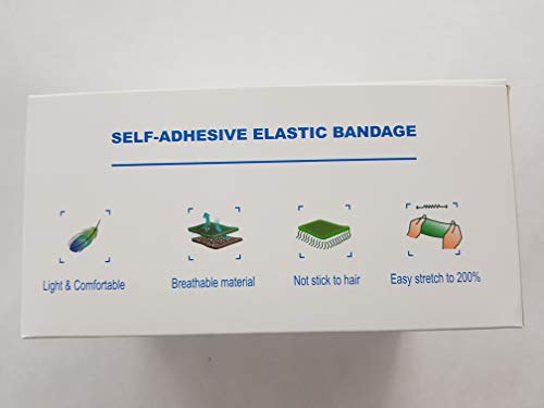 nilo zelfklevend verband - 12 rollen 10cm x 4,5m zelfklevend, elastisch ademend verband, hoefverband, gipsverband… - Image 6