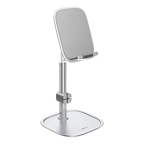 Baseus Literary Youth Desktop Bracket Holder Stand for Smartphone Tablet (Silver)