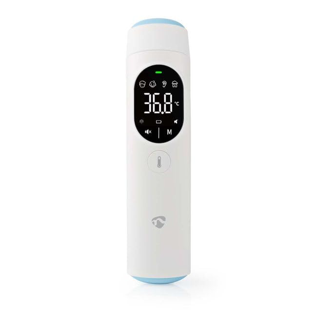 Thermomètre infrarouge | affichage led | front/oreille | blanc