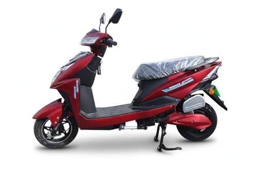 MIOOX Electric Scooter Adult 48V 30AH Lithium Battery Red - Image 5