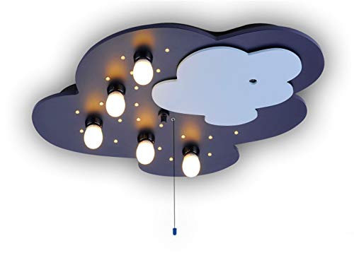 Innovative LED Kinder Deckenleuchte NANNY, Visuelles Babyphone, sehen Sie immer wie es Ihrem Kind geht!