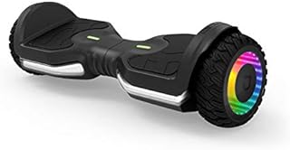 Jetson Hoverboard - Flash Hoverboard with Off-Road All-Terrain Wheels - 10mph Hoverboard with Bluetooth Speakers and Light Up LED Front Deck and Wheels - Heavy Duty Self-Balancing Smart Hoverboard