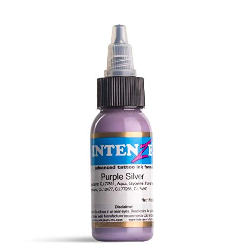 Purple Silver - Intenze Tattoo Ink - 1oz Bottle