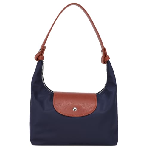 MALIBU SKYE Women's Nylon Crossbody Bag Convertible Crescent Shoulder Bag