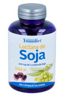 Pack de 3 - Lecitina de Soja de 500 mg (250 Perlas) – Formato Grande Familiar Extra Ahorro para el Metabolismo Lipídico – Lote de 750 Uds