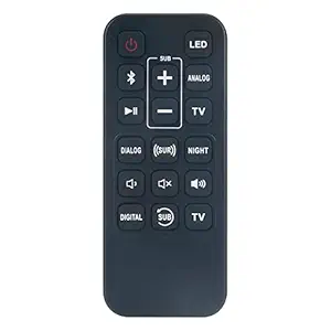 ECONTROLLY Remote Control for Klipsch Cinema SOUNDBAR 600/800 BAR48