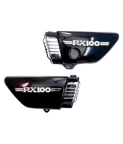 Complete Side Panel Kit with L Monogram & Side Panel Monogram Suitable for RX100, Premium ABS Quality, Black-image-40