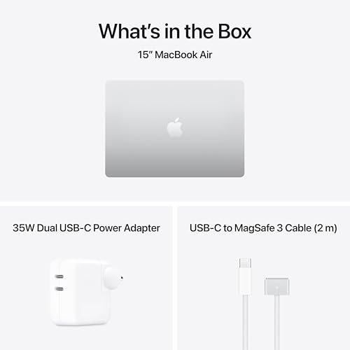 Image of Apple 2026 MacBook Air 15″ Laptop with M5 chip: AI and Apple Intelligence, 38.91 cm (15.3″) Liquid Retina Display, 24GB Unified Memory, 1TB SSD Storage, 12MP Center Stage Camera, Touch ID; Silver