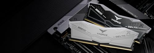 Image of TeamGroup T-Force Delta RGB 16GB 6000MHz (6000MT /s) CL38 White DDR5 Desktop Gaming Memory, Metal Heatsink, ARGB Sync, ECC, XMP 3.0 /Expo, Compatible with Intel /AMD CPU - FF4D516G6000HC38G01