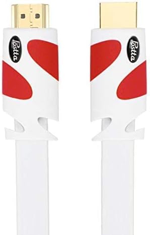 Miniatura 8 de Postta Cable HDMI plano de 100 pies, cable HDMI 2.0 plano con refuerzo de señal incorporado soporte 4K (2160P), 3D, 2K (1080P), Ethernet y retorno