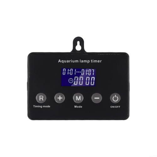 RichVibe Aquarium Multi Mode Lichtsteuerung 12-24V Eingang Ausgang LCD Bildschirm Dimmer Timer Intelligentes Timing Gerät für Aquarium Wasserpflanzen Beleuchtung Timer