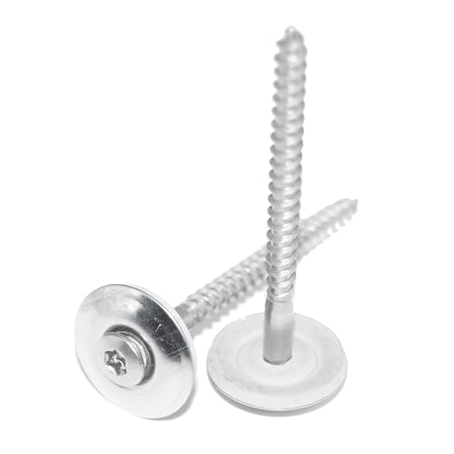 Spengler Screws 4.5 x 55 Pack of 10 with EPDM Sealing Washer Diameter 20 mm and TX20 Drive Made of A2 Stainless Steel - Rustproof - Image 2