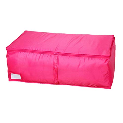 Voberry Large Size Clothing Storage Boxes Quilts Sorting Pouch Underwear Socks Organizer Bags Bins (Rose)