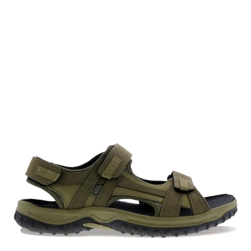 Drew Warren - Men's Orthopedic Sandals Olive Nubuck/Stretch - 11.5 Wide2