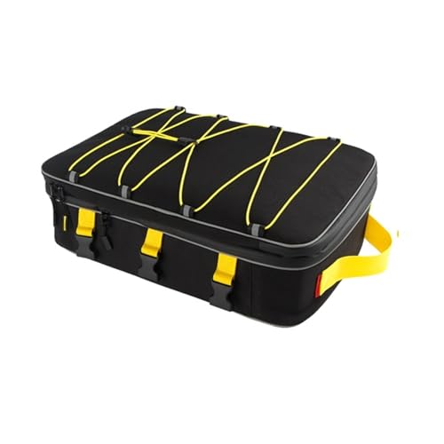 Rangement bagages et sacoches universelles de boîte supérieure jaune