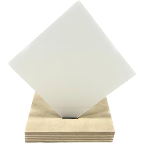 High-Quality 1/8'' White Frosted Acrylic Sheet for Fabrication and Construction (24''x36'')
