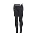 Under Armour Youth Girls' Leggings, Black/Black/White, X-Small