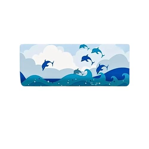 Image of Polyester Printed Split Ac Cover Indoor Unit For 1.5 Ton Capacity AC, Inner Unit Ac Cover, All Weather Cover /Attractive Digital Prints /Dustproof /Water Resistant Split Ac Cover (Dolphin)