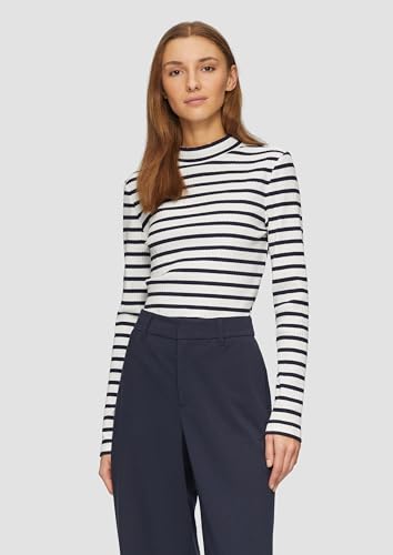 s.Oliver Langarmshirt mit Rippstruktur