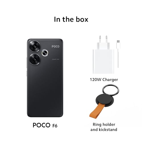 POCO F6 Green-Smartphone 8+256GB Snapdragon® 8s Gen 3, 120Hz Flow AMOLED display, 90W Turbo Charging, 50MP dual camera with OIS（UK Version+2 Years Warranty）