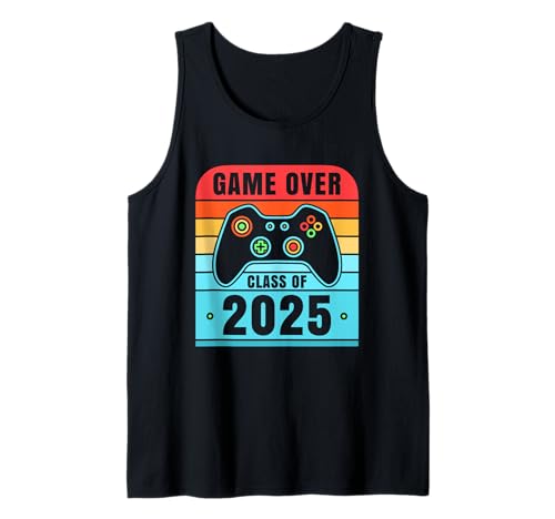Clase senior de 2025 Gamer Seniors Gaming 2025 Graduación Camiseta sin Mangas