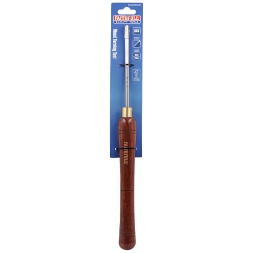 Faithfull HSS Full Length Woodturning Chisel - 8mm Spindle Gouge, Blade Length 160mm, Total Length 410mm - FSC Certified Wood Handle 3 Faithfull HSS Full Length Woodturning Chisel - 8mm Spindle Gouge, Blade Length 160mm, Total Length 410mm - FSC Certified Wood Handle - Image 3