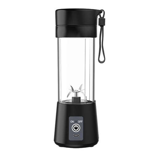 Portable Blender,380mL Mini Blender Smoothies Shakes,Personal Blender with Rechargeable USB Type-C,6...