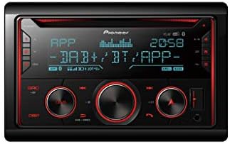 Magnetola Pioneer FH-S820DAB — šoninis vaizdas