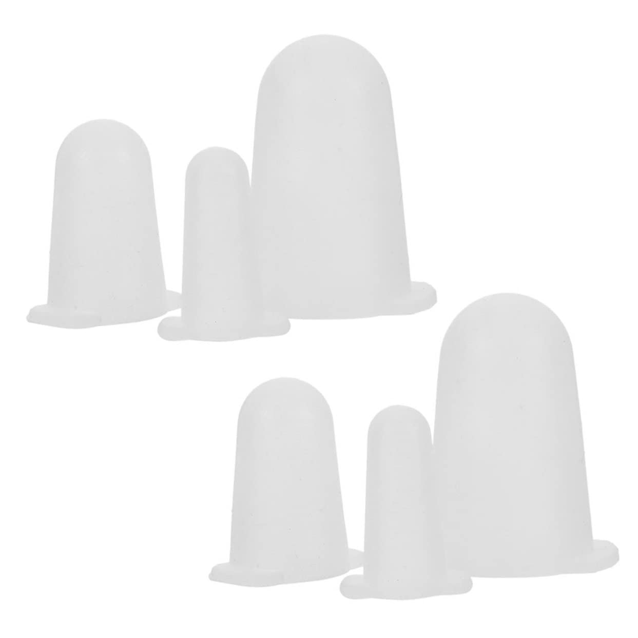 6 Piezas Protectores de Boquillas para Tubería de Repostería Fundas de Silicona para Decoración de Pasteles Cubiertas Anti-Secado y Goteo para Kit Decoración Pasteles Pequeño