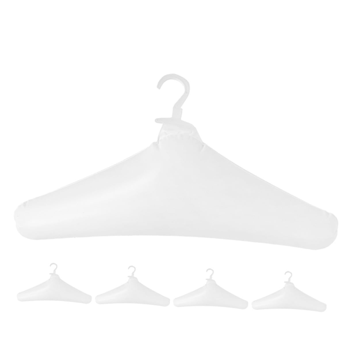 OUNONA 5pezzi Gruccia da Viaggio Gonfiabile in Pvc di Grucce Pieghevoli per Auto e Campeggio Appendiabiti Portatile per Asciugatura e Stoccaggio di Vestiti