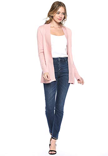 Image of Urban Look Womens Basic Long Sleeve Open Front Comfy Sweater Cardigan