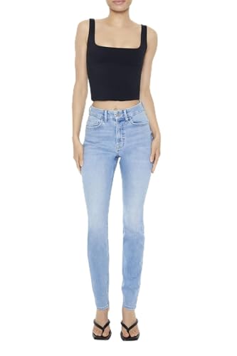 Forever 21 Women's Curvy High-Rise Skinny Jeans