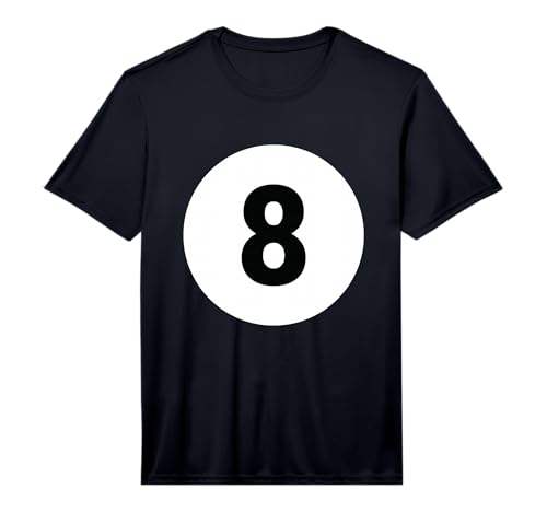 8 Pool Ball 8 Billiards Costume Halloween Group Matching Performance T-Shirt