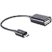 Câble Micro USB OTG sur Le go Micro USB mâle à Un câble de convertisseur d'adaptateur OTG Femelle USB pour Tablette Smartphone (Noir)