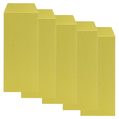 Sin. ゴールド金色ポチ袋 封筒 5枚 90x205mm