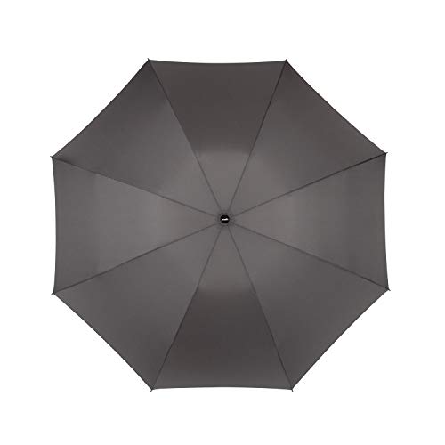ShedRain Unbelievabrella Inverted, Upside Down, Automatic Open & Close Car Umbrella â€“ Windproof & Rainproof - Heavy Duty, Double Layer Reverse Canopy Protects Men & Women from Outdoor Wind & Rain (Charcoal)
