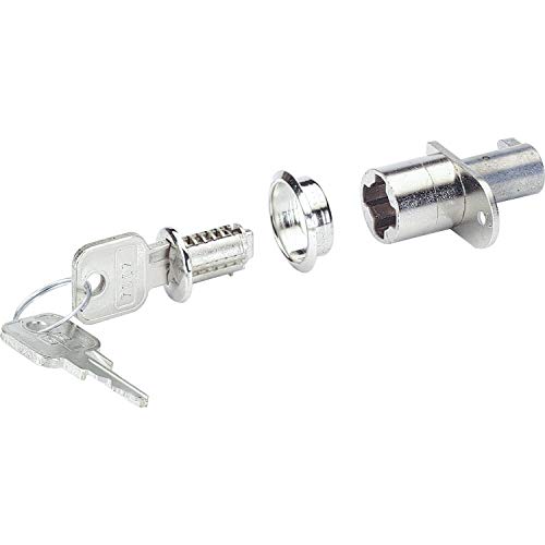 Preisvergleich Produktbild Hettich 74879 Prestige 2000 Zentralverschluss, ø18, Zinkdruckguss, silber