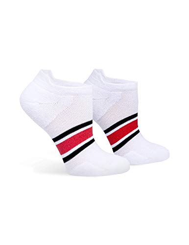 Image of HUE Women's Eco Sport Tab Back No Show Socks (3-Pack)